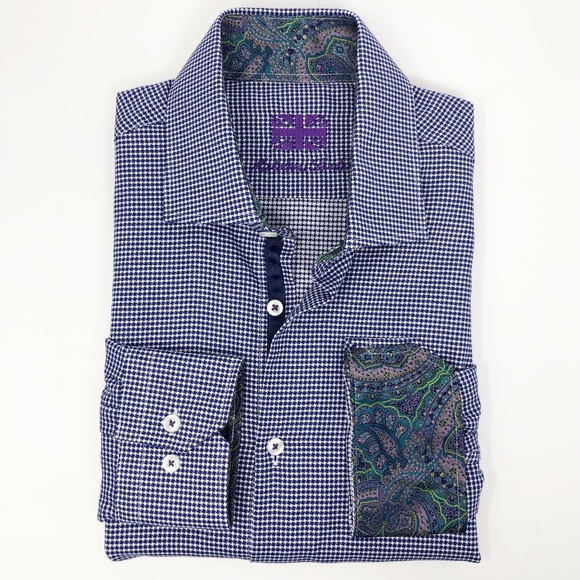 Michelson's Modern Fit Button Front Dress Shirt L - Picture 1 of 8